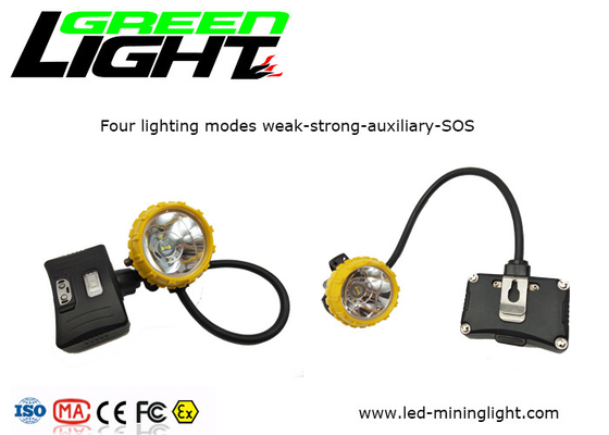 GLS12-A 6.8Ah 15000lux Semi Corded Miners Cap Lamp With Long Working Time