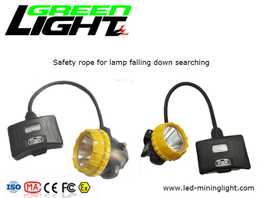 GLS12-A 6.8Ah 15000lux Semi Corded Miners Cap Lamp With Long Working Time