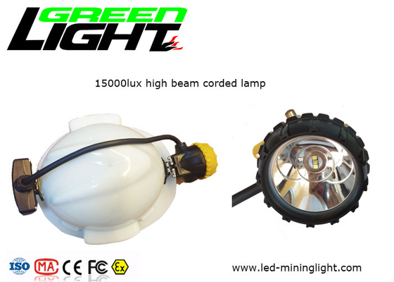 GLS12-A 6.8Ah 15000lux Semi Corded Miners Cap Lamp With Long Working Time