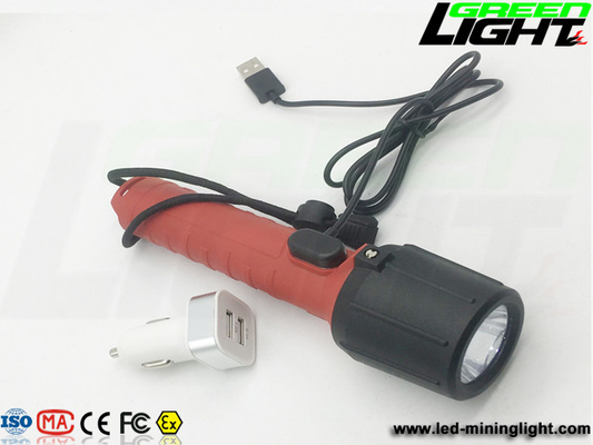 3000lux 2200mAh Explosion Proof Torch Light IP68 450lum