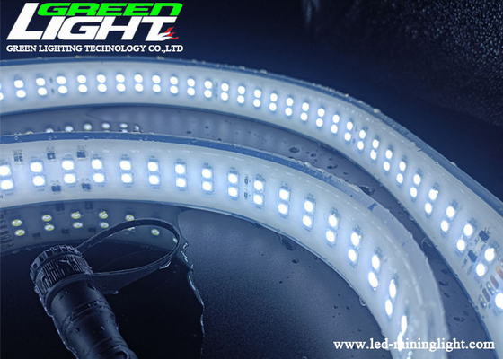 SMD2835 AC110V LED Neon Strip Lights White Color Silicone Double Row
