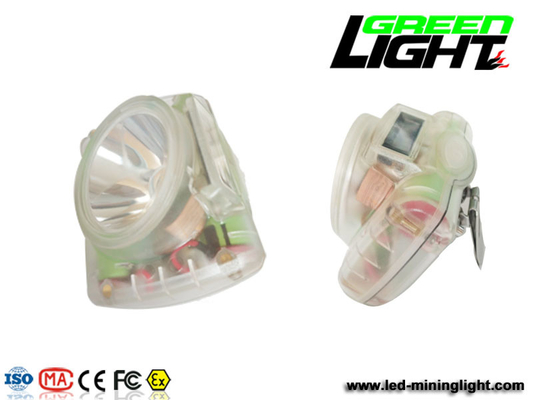 15000lux ATEX M1 Led Mining Cap Lamp 6800mAh Li Ion Battery