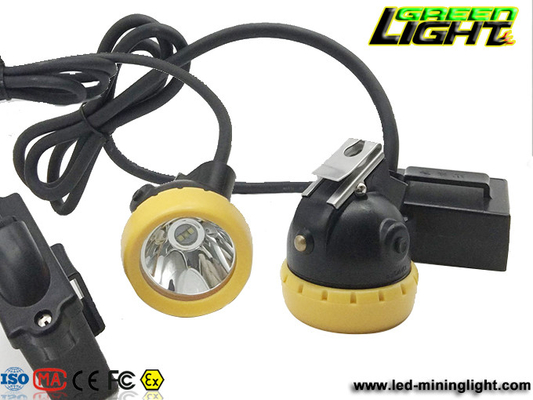 450mA 216Lum Underground Mining Cap Lamps Rechargeable Led Headlamp 1.67W