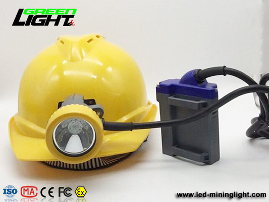 1.6W 216lum Rechargeable Led Miner Lamp 15000lux For Coal Mining