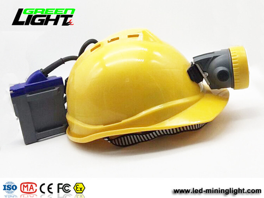 1.6W 216lum Rechargeable Led Miner Lamp 15000lux For Coal Mining