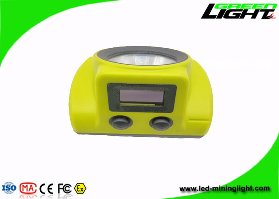 6.8Ah 18000lux Cordless Led Mining Light IP68 Rechargeable With OLED Screen