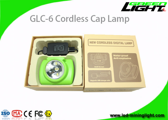 1.78W 232LM LED Cordless Mining Lamp 6800mAh IP68 Waterproof