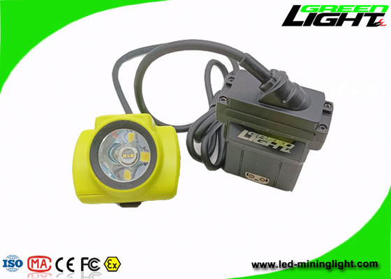 530lum 25000lux Corded Led Cap Lamp 13600mAh With OLED Screen