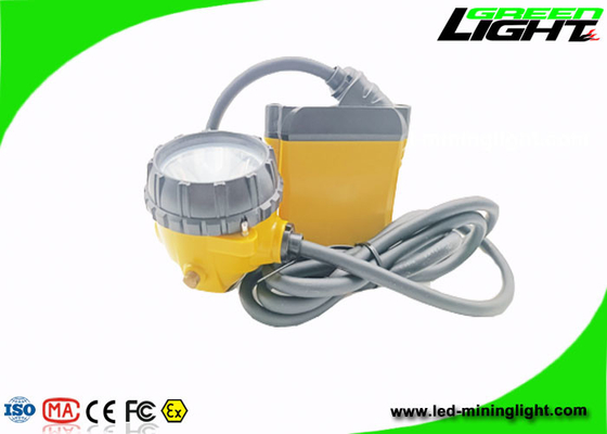 10.4Ah 390lum Waterproof Miners Cap Light 1.8W With Cradle Charger