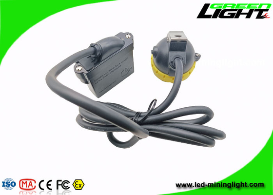 IP68 1.65W 450mA Miner Led Cap Lamp Corded 20hs 216Lum