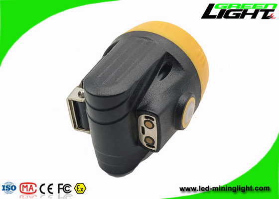 Light Weight 1.1W 143lum Cordless LED Helmet Light 3.8AH With USB Charger