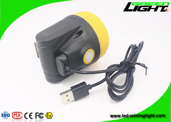143lum 300mA Cordless LED Mining Light 18650 Lithium Waterproof Cap Lamp