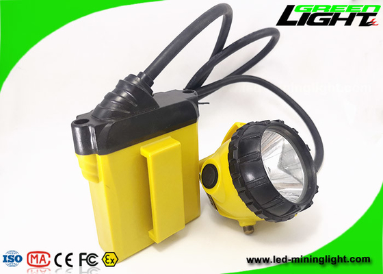Portable 348lum 10.4Ah Corded Miners Light 25000LUX Explosion Proof