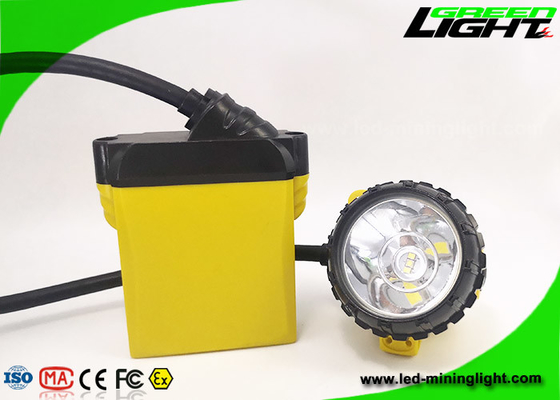 Portable 348lum 10.4Ah Corded Miners Light 25000LUX Explosion Proof