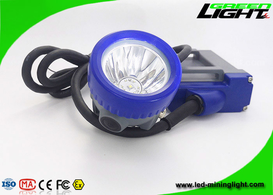 144um 10000lux Mining Safety Helmet Lamp Corded 22hrs