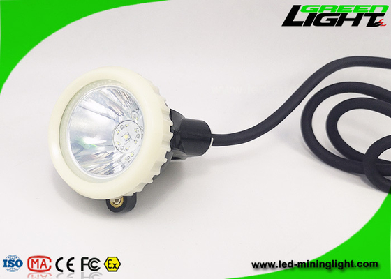 450mA 216lum Underground LED Mining Headlamp Corded 4000lux