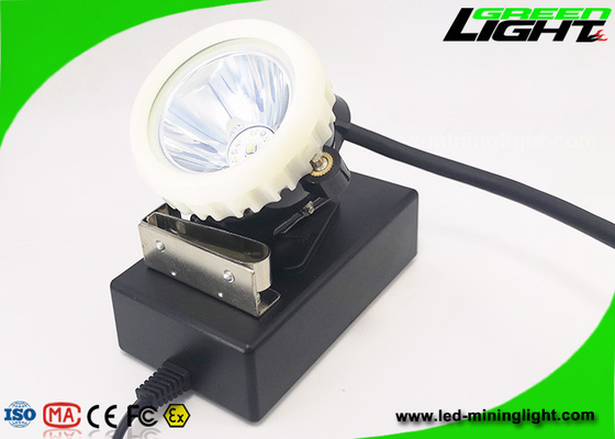 450mA 216lum Underground LED Mining Headlamp Corded 4000lux