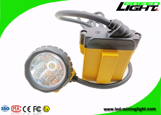 348Lum 25000lux Explosion Proof Mining Headlamp 10.4Ah With Cable