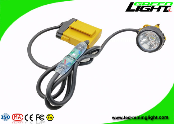 348Lum 25000lux Explosion Proof Mining Headlamp 10.4Ah With Cable