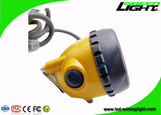 348Lum 25000lux Explosion Proof Mining Headlamp 10.4Ah With Cable