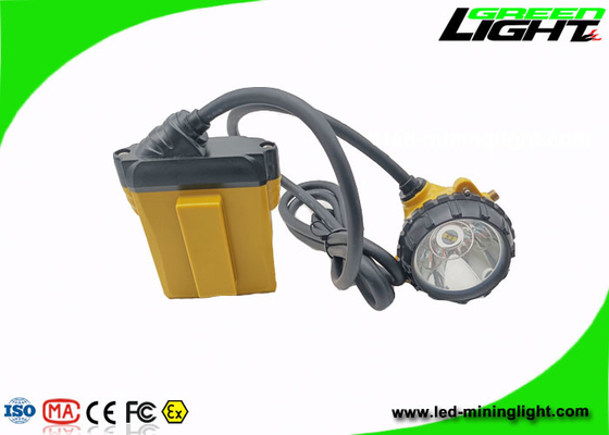 390lum 25000lux LED Mining Cap Light 10.4Ah Explosion Proof