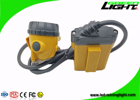 390lum 25000lux LED Mining Cap Light 10.4Ah Explosion Proof