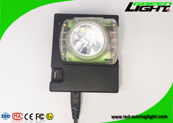 232lum 13000lux Cordless Helmet Cap Lamp 1.78W With OLED Screen