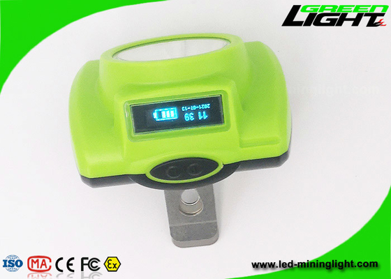 13000lux 1.78W Cordless LED Headlamp Lithium Ion 232lum With Display