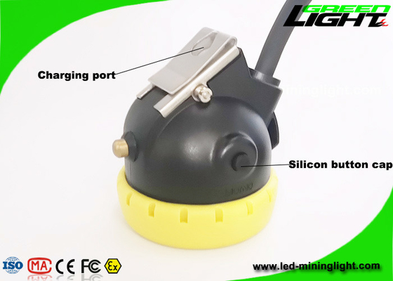 1.67W 7.8Ah Corded LED Cap Lamp USB Charging IP68 Safety 216lum