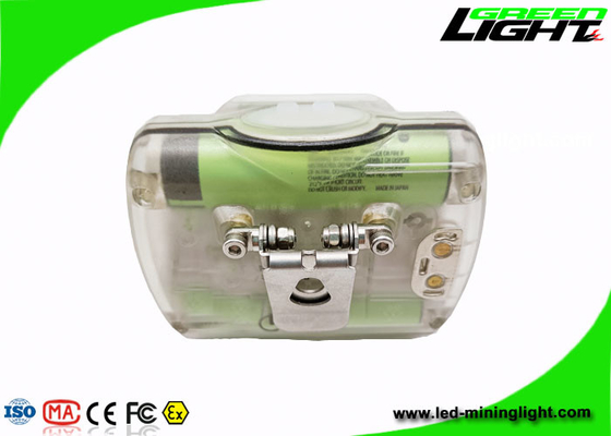 GLC-6S 348lum 4.2W LED Miners Cap Lamp Transparent 6.8Ah Panasonic Battery