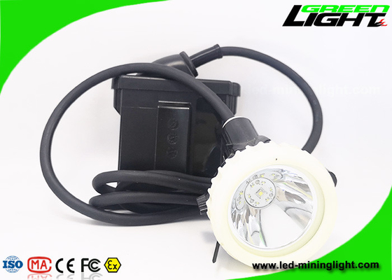 High Beam 216lum 450mA Corded Mining Cap Lights 10000lux 6.6Ah