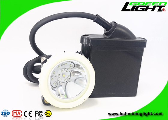 High Beam 216lum 450mA Corded Mining Cap Lights 10000lux 6.6Ah