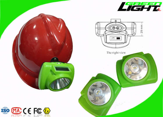 1.78W 232LM Cordless Mining Cap Lamp 6800mAh With OLED Screen