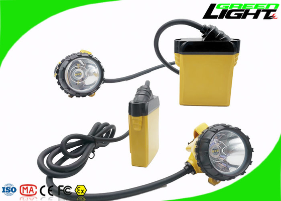 10.4Ah 25000lux Underground Cap Lamps 348Lum With SOS
