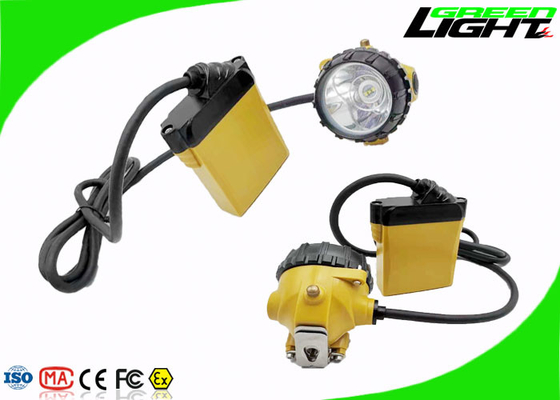 3W CREE 25000lux 390lum Portable Mining Led Lights With 10400mAh Battery