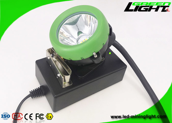 1.67W 10000lux LED Mining Hat Lamp 6.6Ah Rechargeable Miners Light