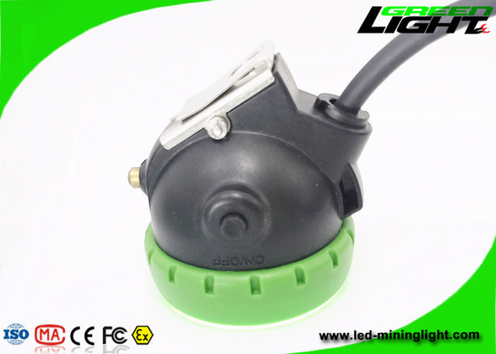 1.67W 10000lux LED Mining Hat Lamp 6.6Ah Rechargeable Miners Light