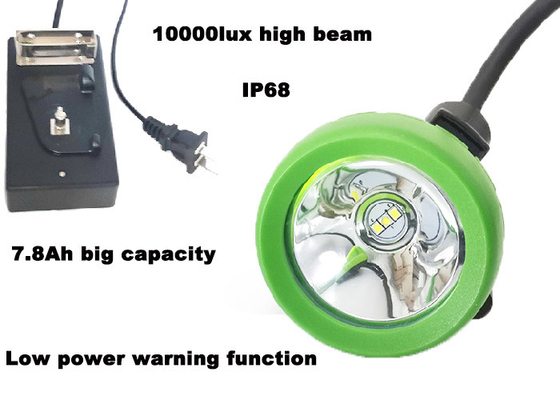 MSHA 7.8Ah Rechargeable Mining Cap Lamp 10000lux Led Hunting Cap Lights