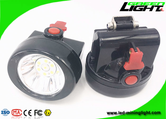 10000lux 450mA Cordless Mining Headlamp IP67 Waterproof With Head Band