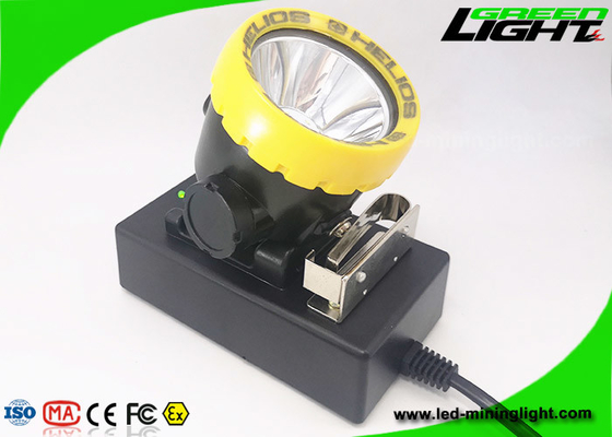 0.74W 5000lux Wireless Coal Miner Headlamp 2.2Ah 230Ma 1000 Cyles