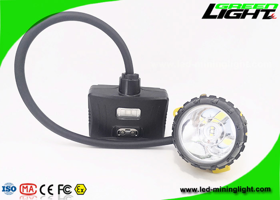 SOS 15000lux 6.8Ah Mining Cap Lights Semi Corded 221lum