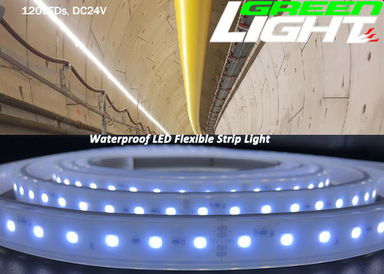 SMD5050 30W Double Row Led Strip Light DC36V 2230lum For Tunnel