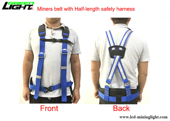 Underground miners belt complete with shoulder straps, back reflective reliable quality