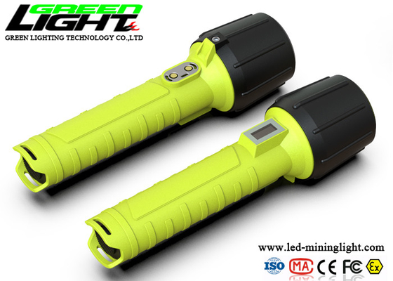 3W 9000lux LED Explosion Proof Torch Waterproof With OLED Display