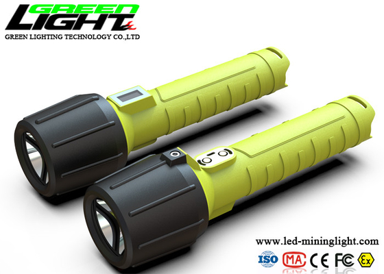 3W 9000lux LED Explosion Proof Torch Waterproof With OLED Display