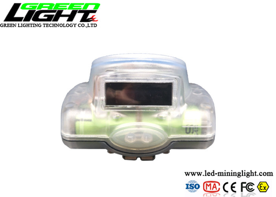 15000lux 232lum Portable Mining Headlight With OLED Time Display