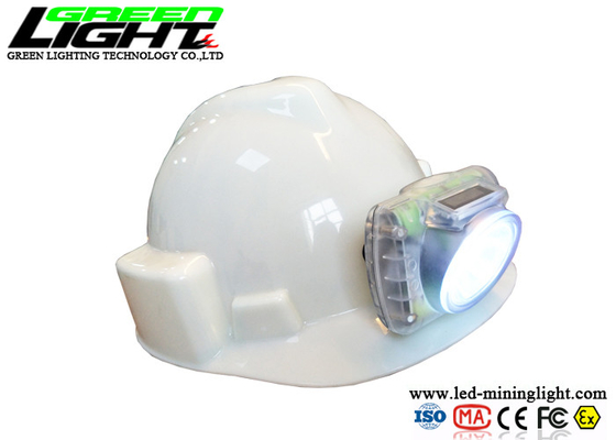 Fire Resistant Cordless Cap Lamp Anti Explosive 15000lux Transparent PC