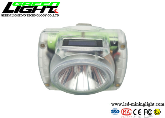 15000lux 232lum Portable Mining Headlight With OLED Time Display