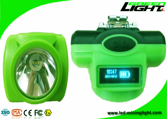 OLED Display Cordless Miner Cap Light Magnetic USB 232 lum 13000 Lux Waterproof Wireless Cree Led Helmet Hat Lamp