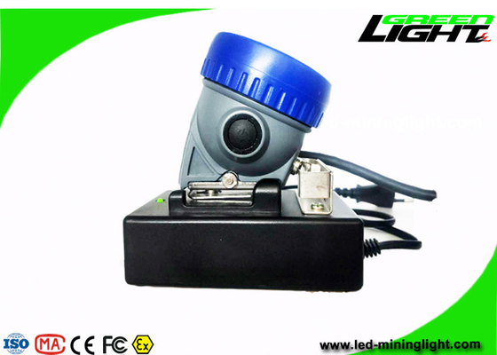ABS 6.6Ah LED Miners Cap Lamp 216lum 10000lux Waterproof Miners Headlamp